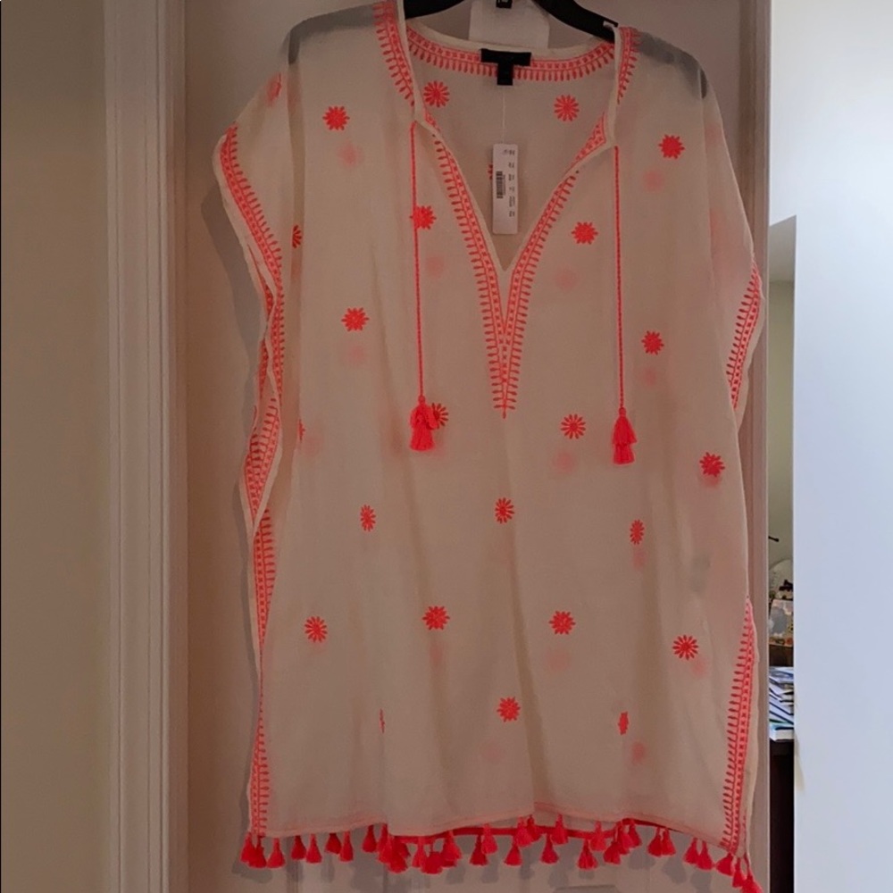 Jcrew xxs swim coverup NWT